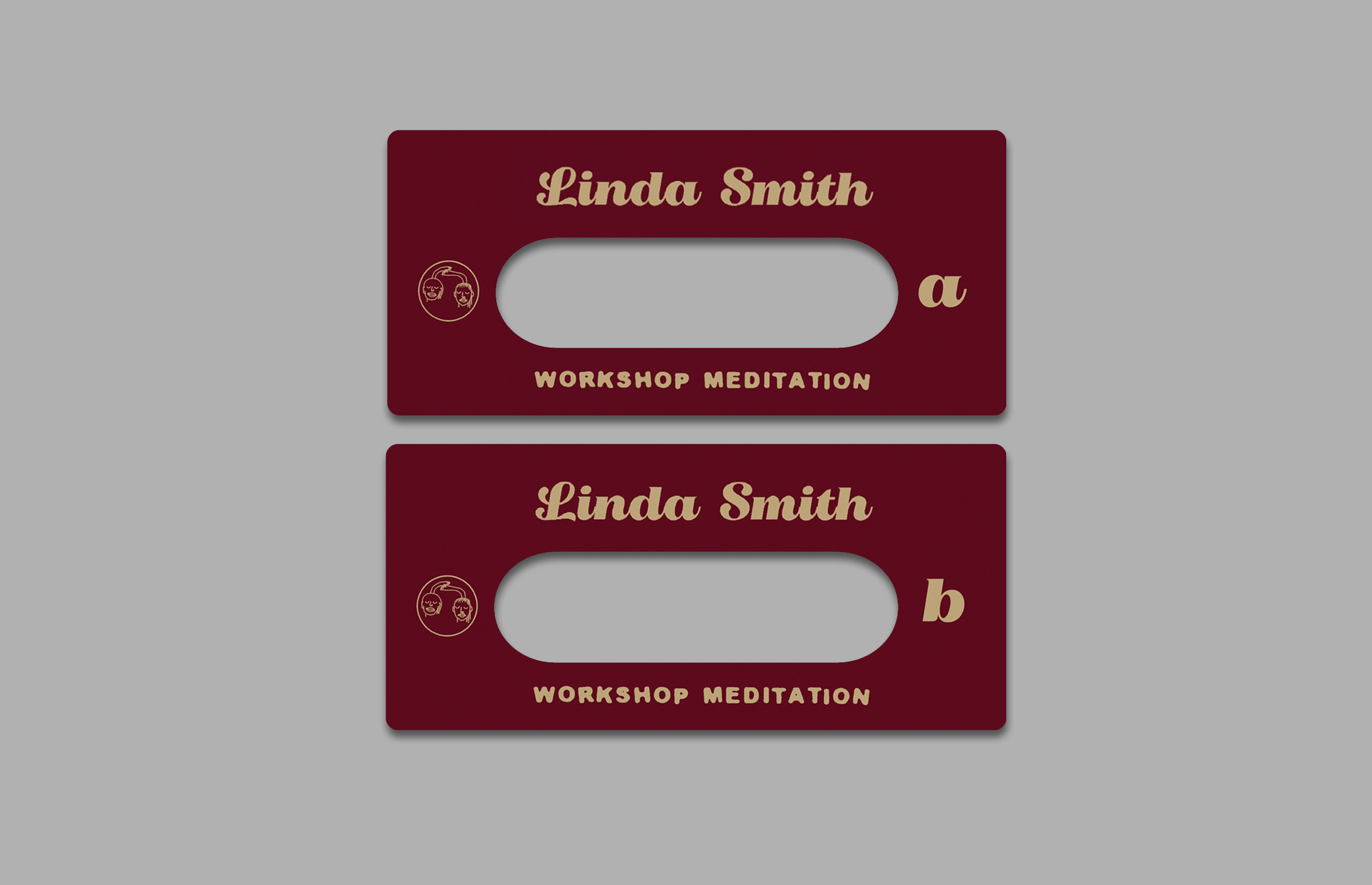Linda Smith Workshop Meditation (Saga House, Philadelphia, 2022) J-card cassette design by Karolina Kołodziej (Kolography). Feat. Laure Drogoul set designs.